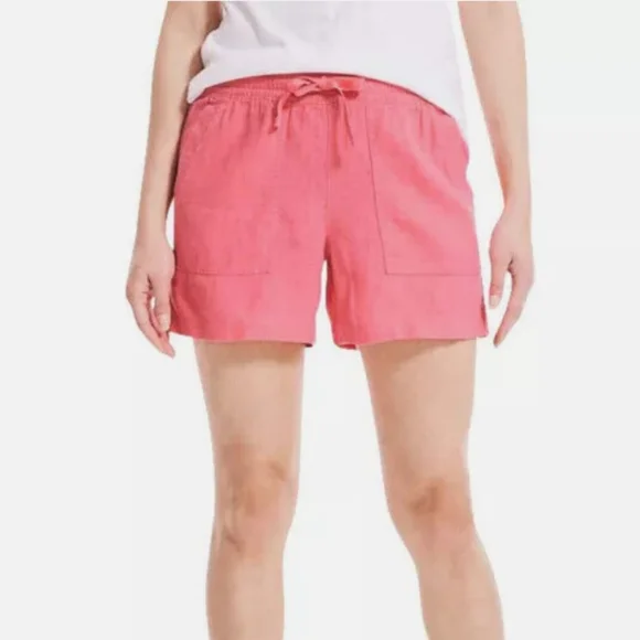 NWT Nautica Ladies Pull On Shorts Size XL Pink - Picture 1 of 2